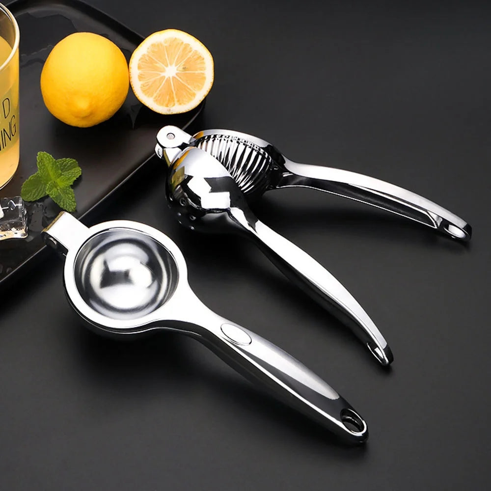 YUOFD Stainless Steel Lemon Squeezer, Lemon Juicer by Hand, Gadgets for Kitchen