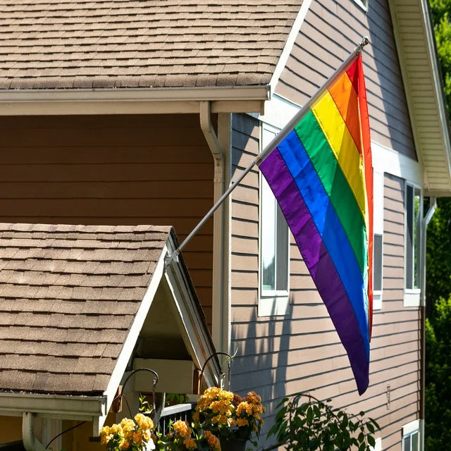 LGBTQ Rainbow Inclusive Intersexual Bisexual Flags-New Intersex Progress Pride Flag 3x5 ft- Banner UV Fade Resistant for Indoor Outdoor