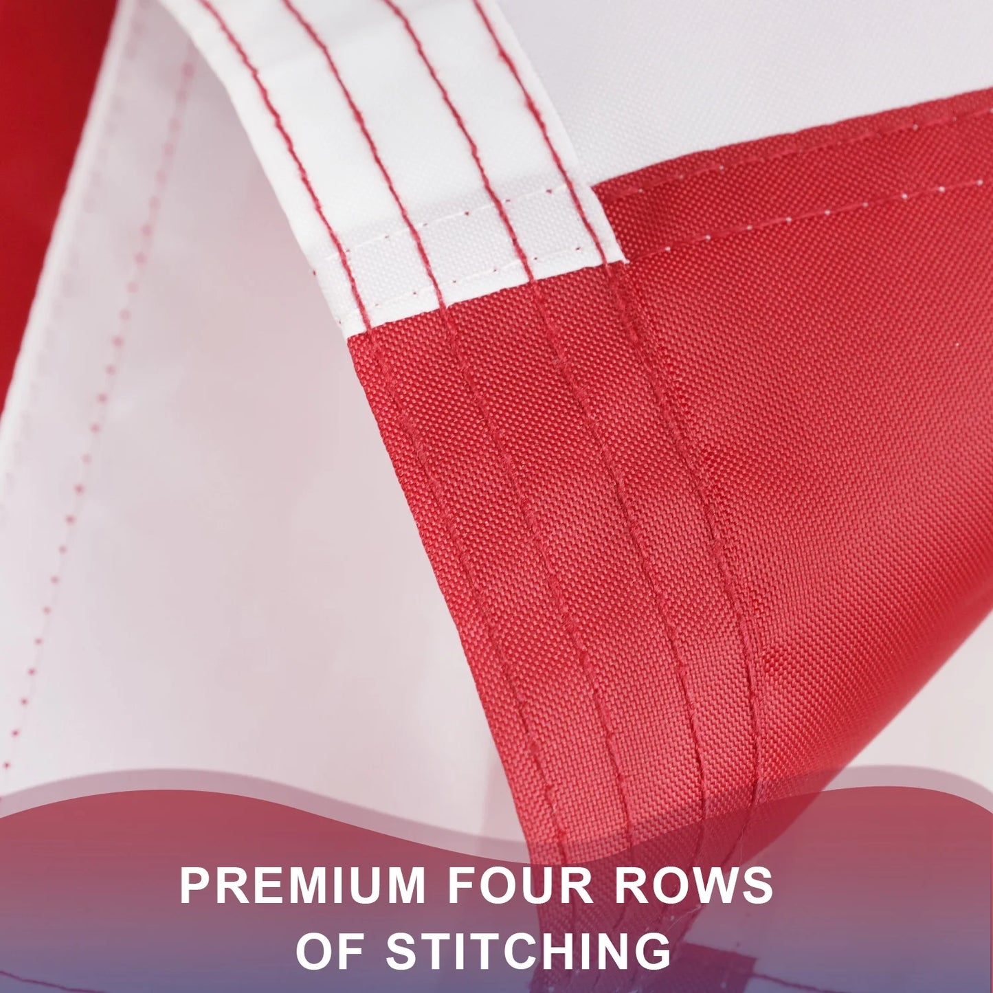 American Flag 4X6 FT Outdoor Heavy Duty - American Flags 4x6 for Outside Longest Lasting, US USA Flag with Embroidered Stars, Brass Grommets, Sewn Stripes (4X6 FT American Flag)
