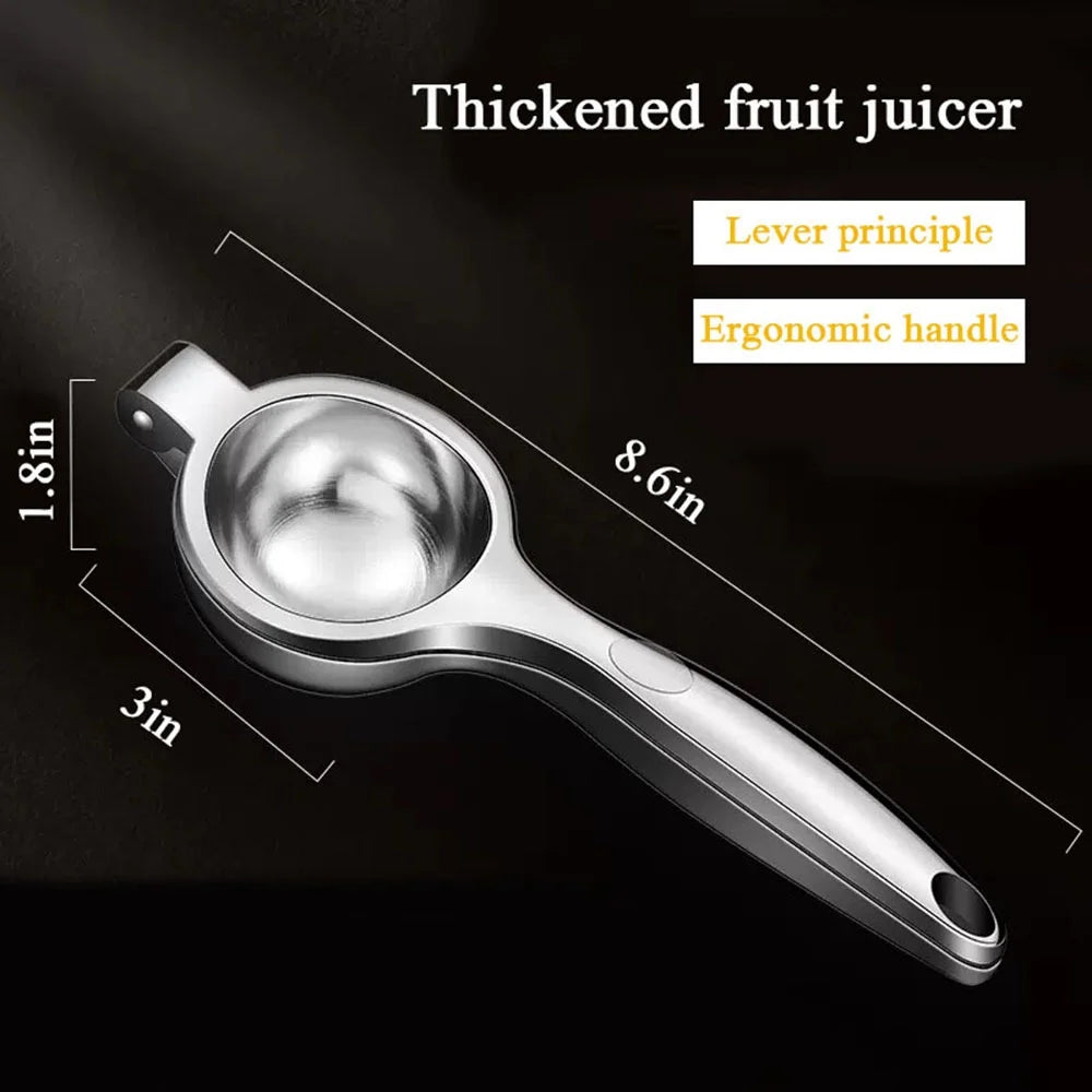 YUOFD Stainless Steel Lemon Squeezer, Lemon Juicer by Hand, Gadgets for Kitchen