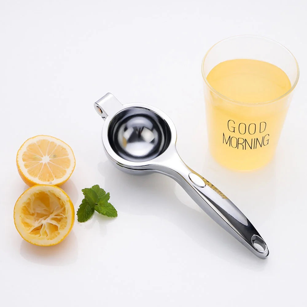 YUOFD Stainless Steel Lemon Squeezer, Lemon Juicer by Hand, Gadgets for Kitchen