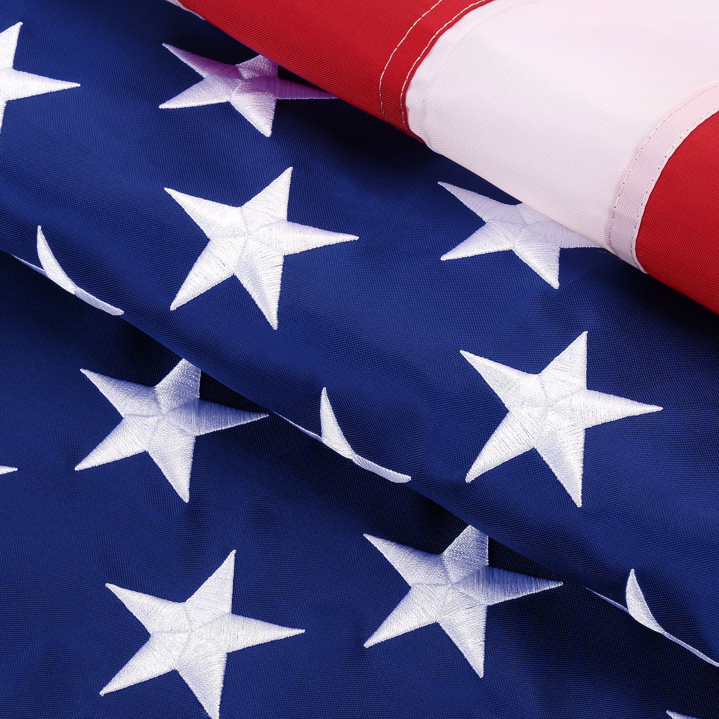 American Flag 4x6 FT Outdoor Heavy Duty - American Flags 4x6 for outside, US Flags 4x6 Outdoor with Embroidered Stars, Brass Grommets, Sewn Stripes (USA Flag 4X6 FT)