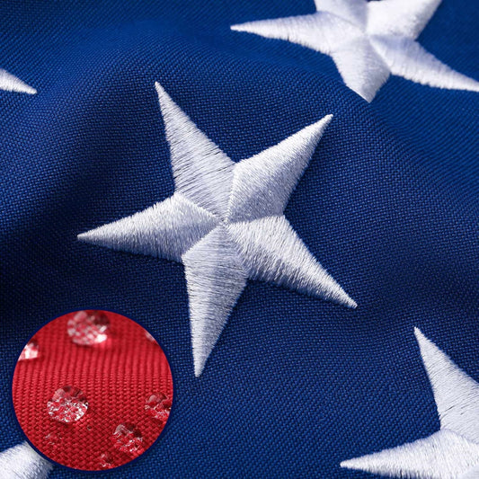Arevtovis American Flag 4x6 Ft Made From Heavy Duty Super Tough Spun Polyester, Vivid Color, Sewn Stripes, Brass Grommets, Perfect for Outside