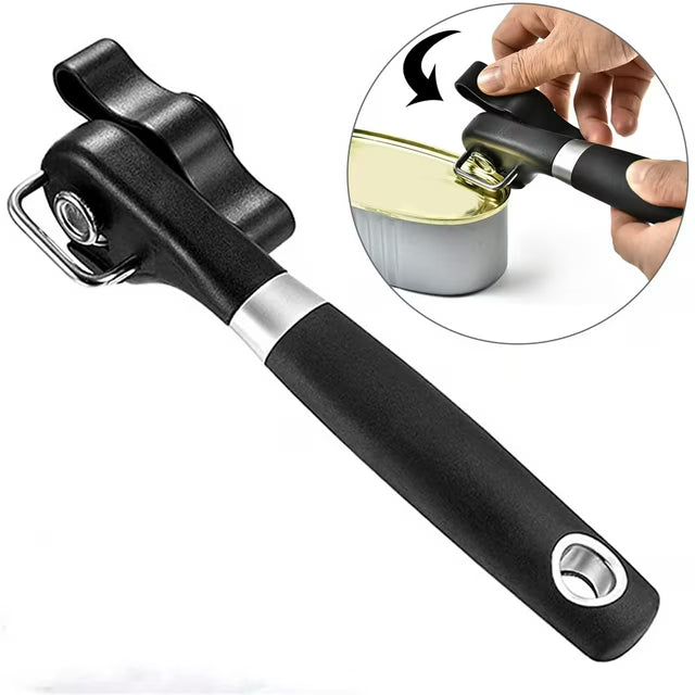 YUOFD Can Opener, Stainless Steel Can Opener Manual for Round and Square Cans