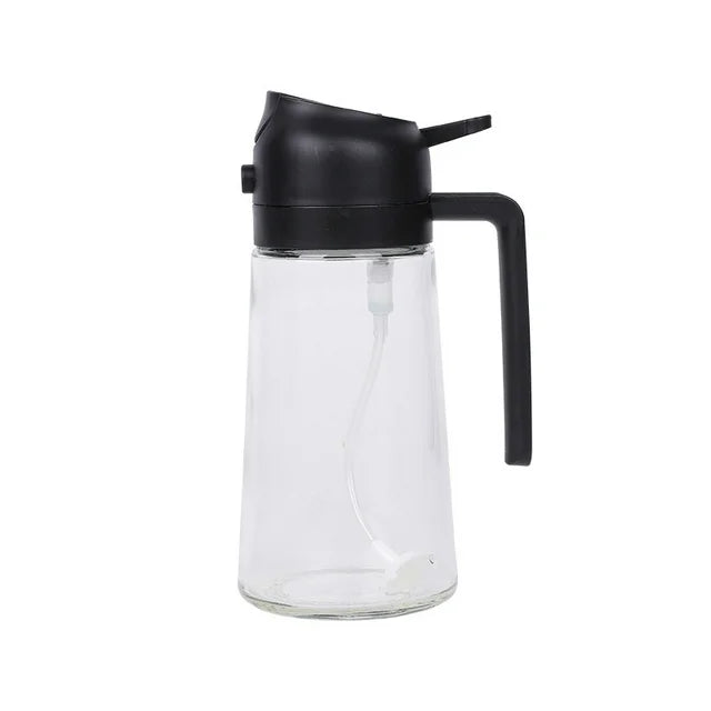 YUOFD Oil Sprayer for Cooking, 2 Pack Olive Oil Mister Sprayer 200ml/7oz Plastic Olive Oil Spray Bottle for Air Fryer, BBQ, Baking, Salad